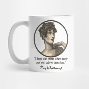 Mary Wollstonecraft Portrait and Quote Mug